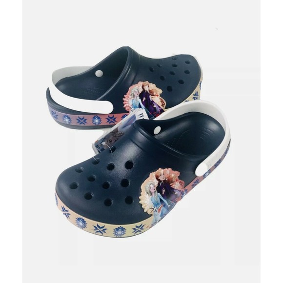 Crocs Kids Fun Lab Lights Disney Frozen 2 Band Clog size  J3 - Picture 1 of 8